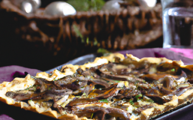 Tarte aux champignons