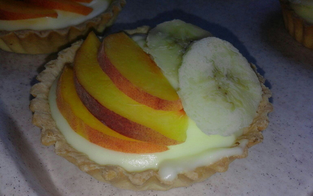 Tartelette sucrée d'automne au kaki Persimon