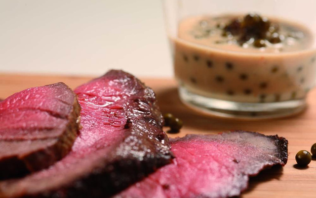 Sauce au poivre, poivre vert