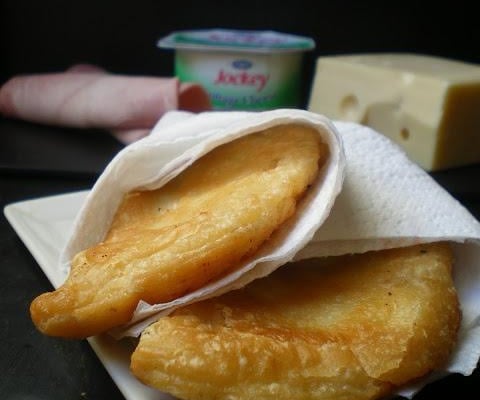 Rissoles emmental, jambon et cottage cheese