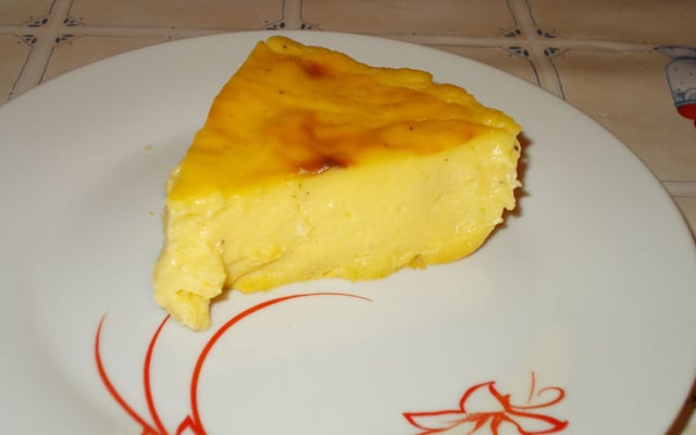 Flan à la vanille sucré