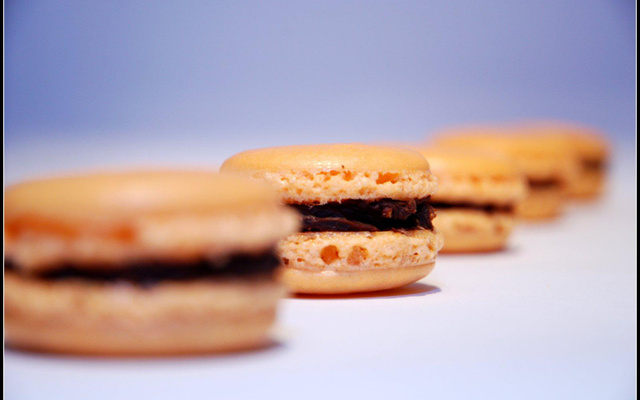 Macarons chocolat orange