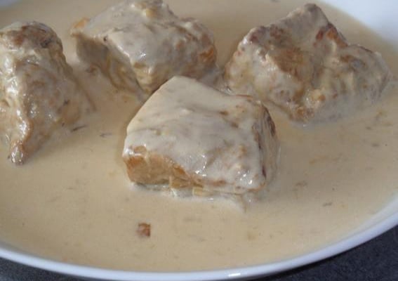 Rôti de porc au Maroilles