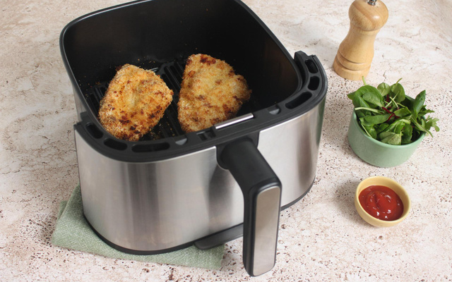 Escalope de poulet pané au Air Fryer