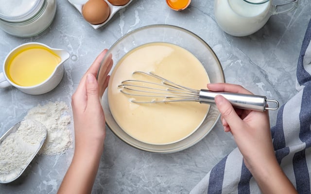 Pâte à crêpes sans balance