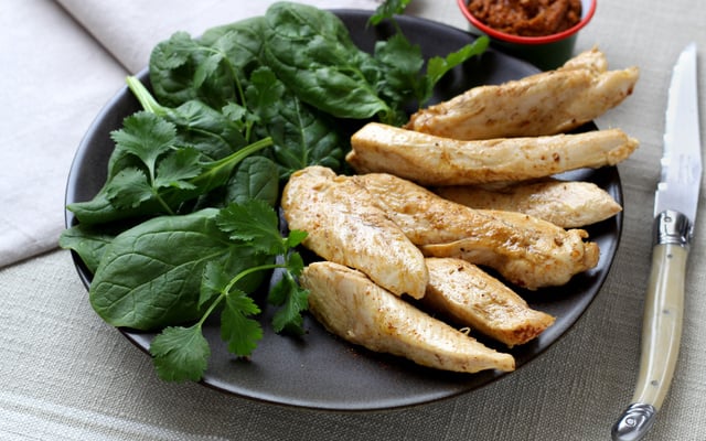 Aiguillettes de poulet sauce Satay