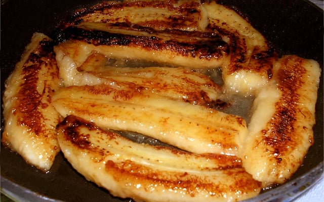 Bananes flambées maison