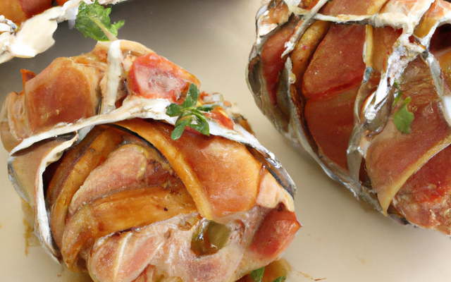 Joues de porc en papillote