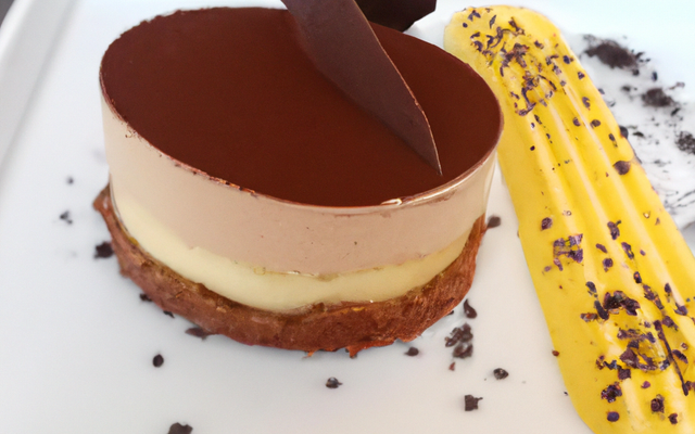 Duo léger de chocolat et mousse vanille