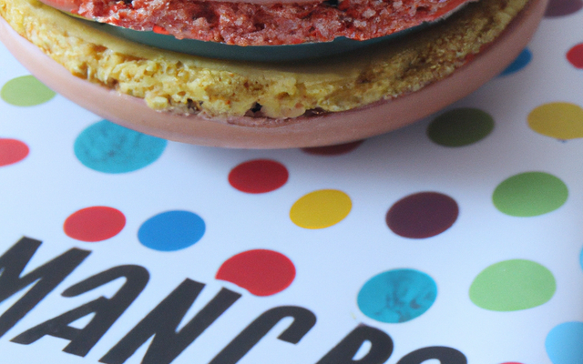 Macaron d'anniversaire