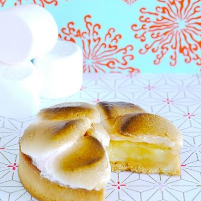 Tarte au citron et guimauve rapide