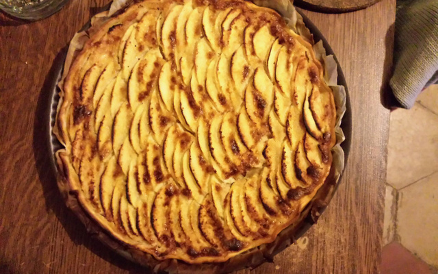 Tarte aux pommes amandes