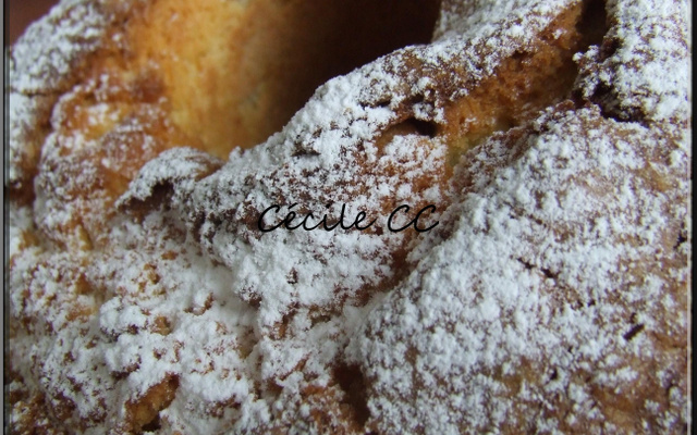 Quatre-quart cœur de macaron