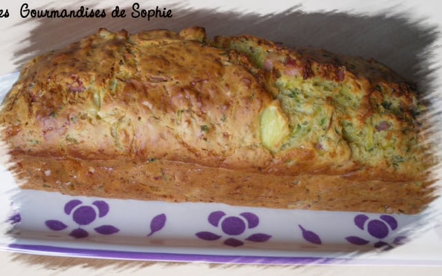 Cake safrané à la courgette