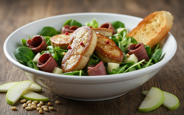 Salade Folle au foie gras