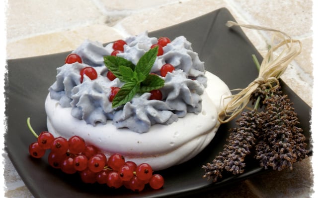 Crousti-Fondant aux Amandes et son Nuage de Lavande