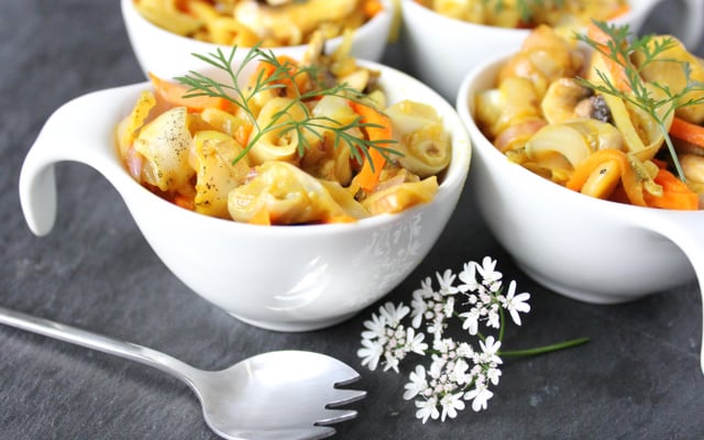 Berlingots de mer à l'asiatique