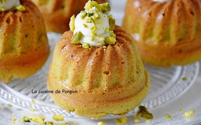 Muffins fondants à la pistache