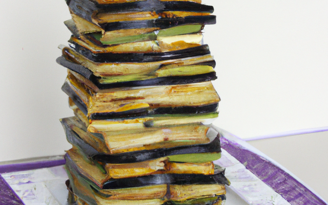 Mille-feuilles d'aubergine
