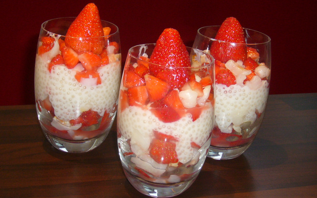 Verrine Fraise totalement Kawaï