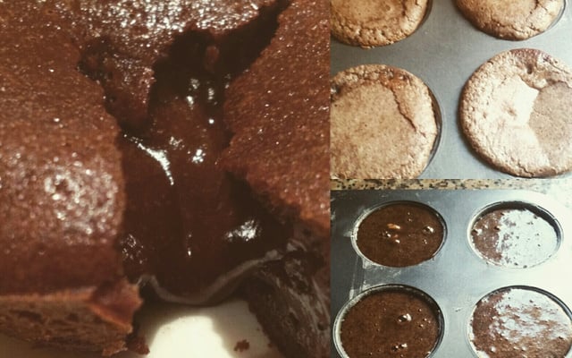 Fondant cœur chocolat