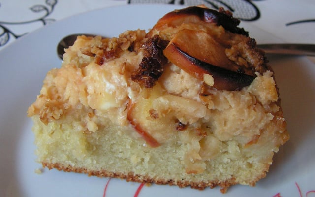 Crumble cake aux pommes
