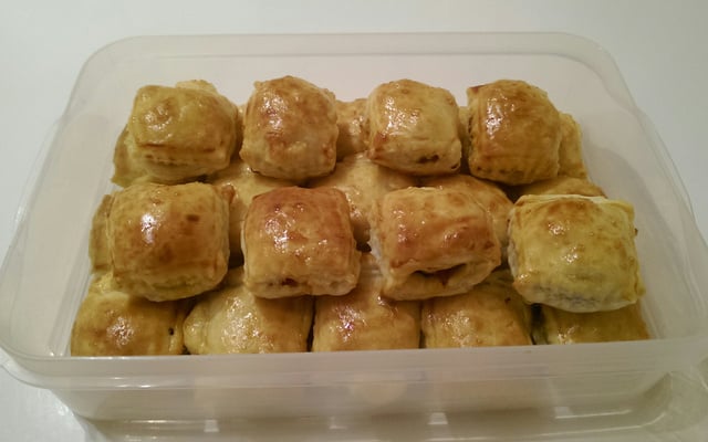 Chaussons aux olives et au chorizo