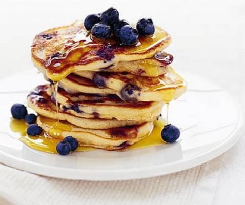 Blueberry pancakes