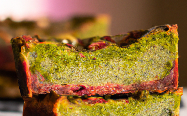 Cake aux pestos verde et rosso