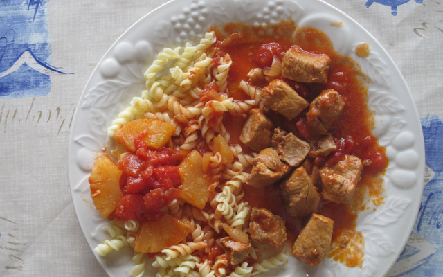 Sauté de Porc à l'Ananas