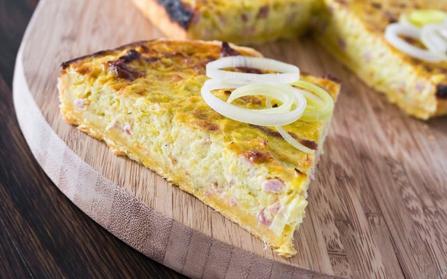 Quiche aux poireaux facile