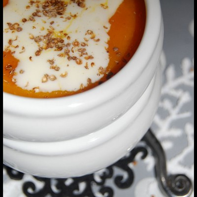 Soupe de carottes à l'orange