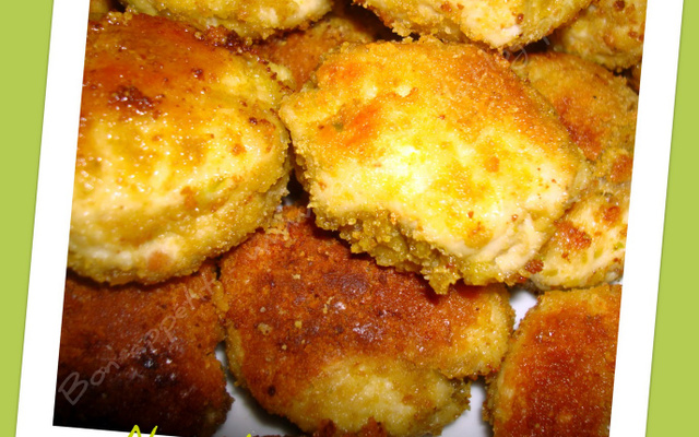 Nuggets de poulet aux pistaches et bleu danois