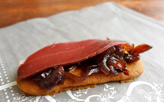 Magrets de canard sur speculoos