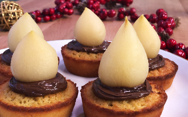 Moelleux noisette Nutella poire
