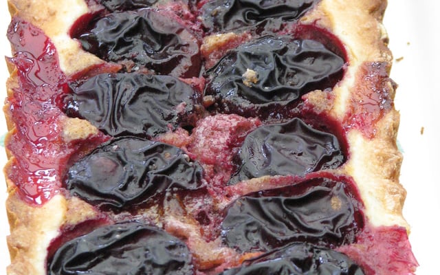 Tarte aux prunes rapide