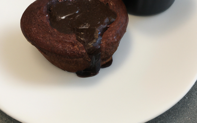 Moelleux au chocolat à cœur fondant et crème anglaise