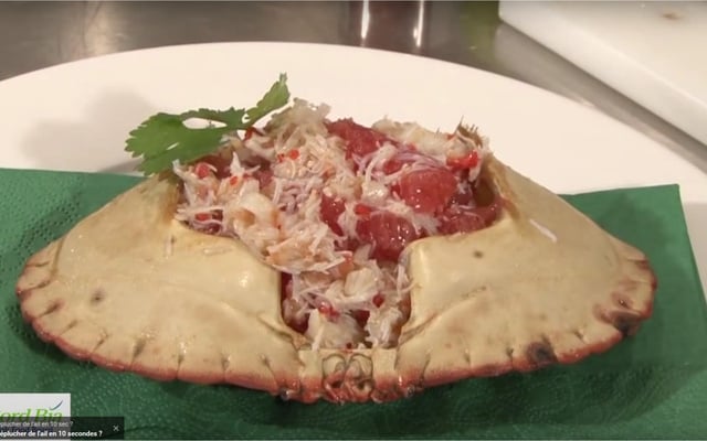 Tourteau au pamplemousse