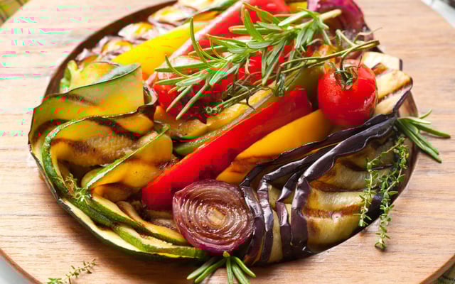 Salade de légumes grillés