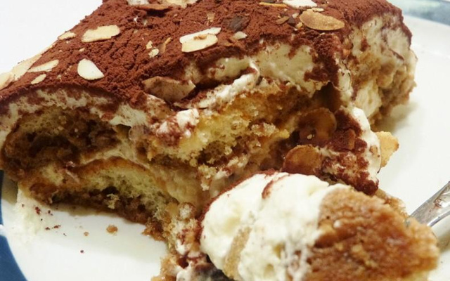 Tiramisu aux amandes et à l'Amaretto