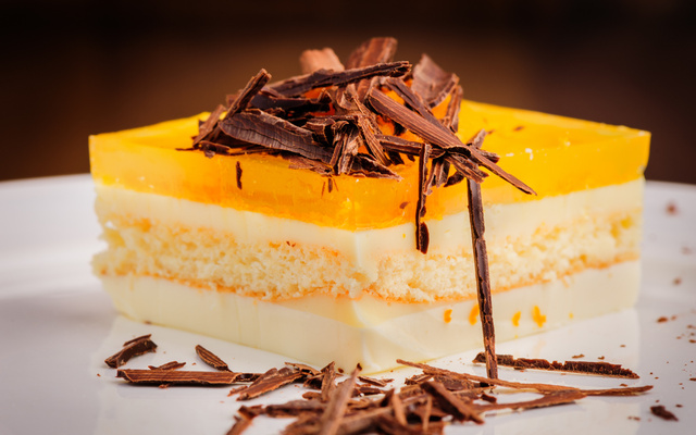 Layer cheesecake à l'orange