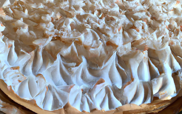 Gâteau meringué maison