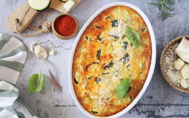 Flan de courgettes fondant