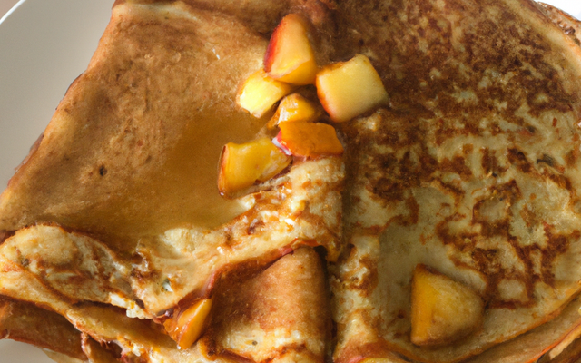 Crêpes aux pommes et au sirop d'érable