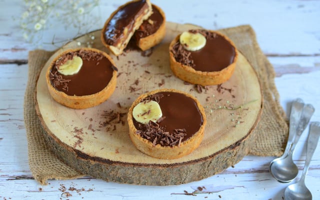 Tartelettes healthy chocolat et banane