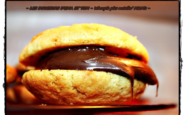 Whoopie pies aux m&m's