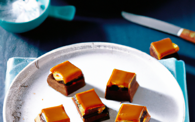 Bouchées de chocolat au lait au caramel et spéculos
