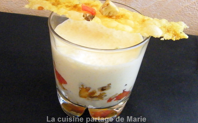 Verrine aux légumes du soleil et sauce au paprika