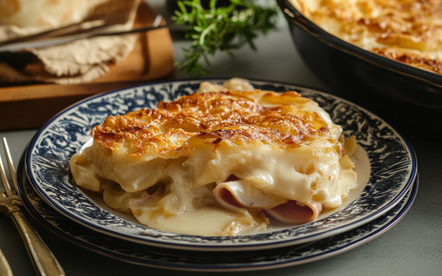 Gratin dauphinois au blanc de poulet