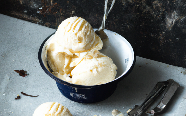 Glace à la vanille inratable